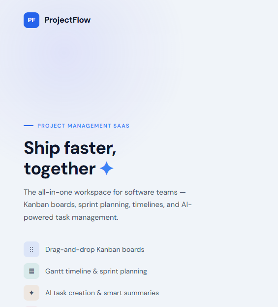 Project Management Dashboard